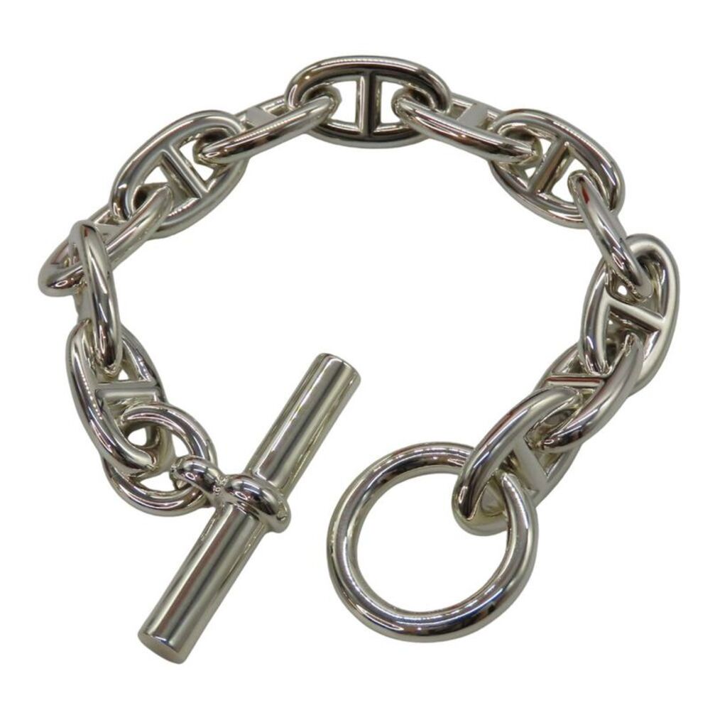 Hermes Chaine d'Ancre Ag925 Bracelet Size 17